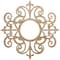 Ekena Millwork Dijon Wood Fretwork Pierced Ceiling Medallion, Red Oak, 28"OD x 9 1/8"ID x 1/4"T CMWP28X28X0250DIRO - alternate 1